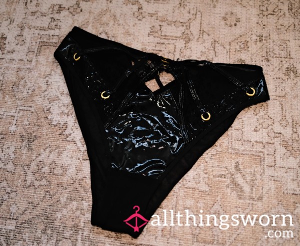 Ann Summers PU Panties, 48hr Wear + Pics🖤