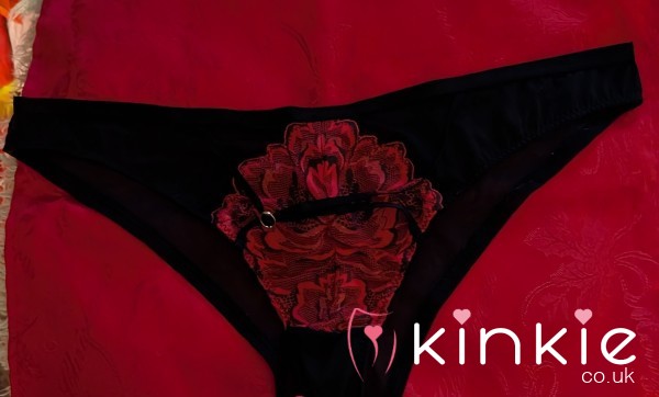Ann Summers Red & Black Panties