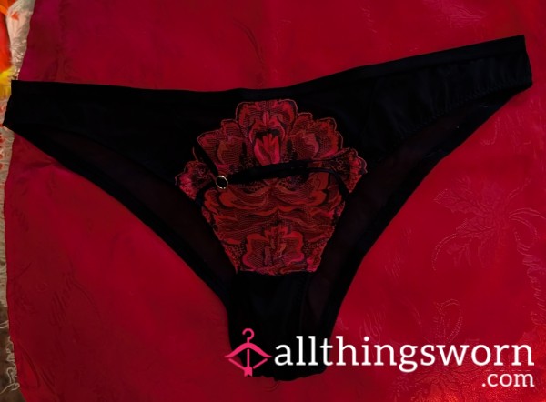 Ann Summers Red & Black Panties
