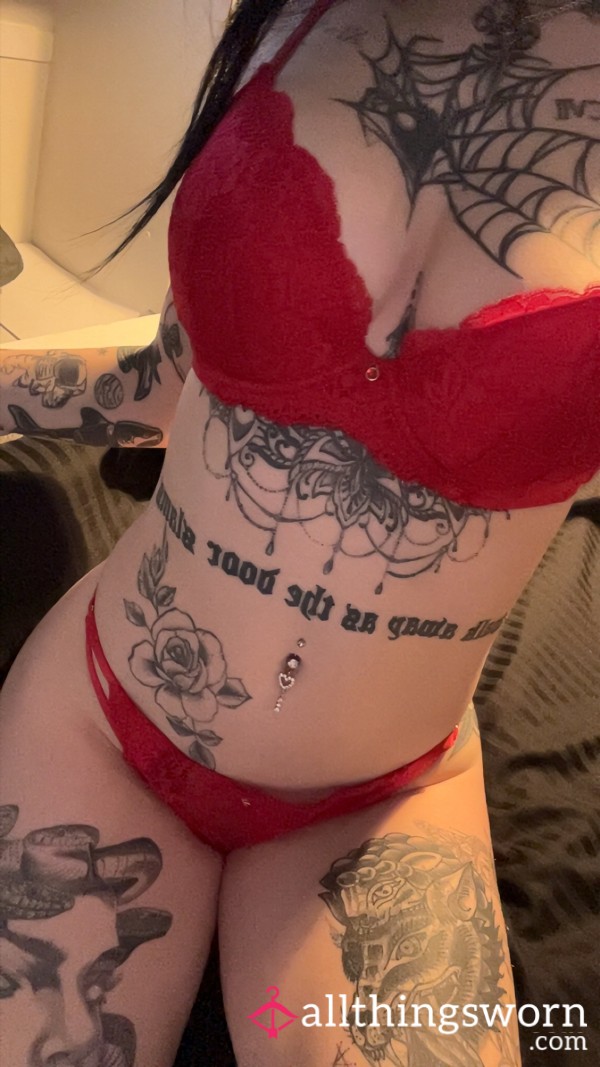 Ann Summers Red Lingerie Set
