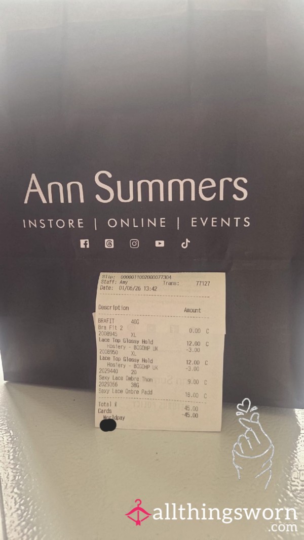 Ann Summers Reimburse