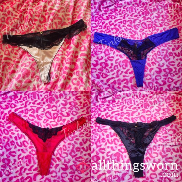 Ann Summers Satin Thongs Well Loved 💖