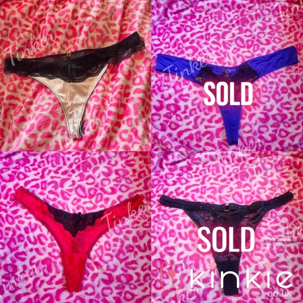 Ann Summers Satin Thongs Well Loved 💖