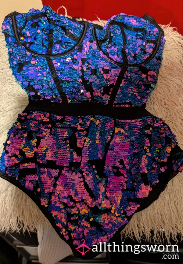 Ann Summers Sequin Thong Bodysuit