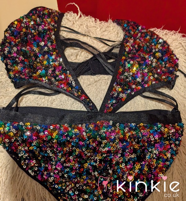Ann Summers Sequin Thong Bodysuit