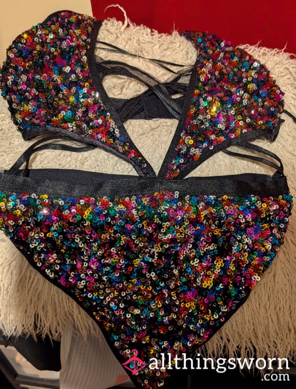 Ann Summers Sequin Thong Bodysuit