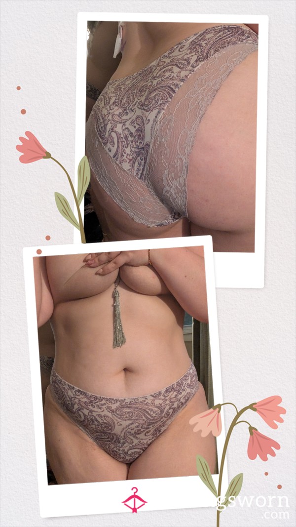 Jessica Simpson Foreside Paisley Lace Trimmed Panty