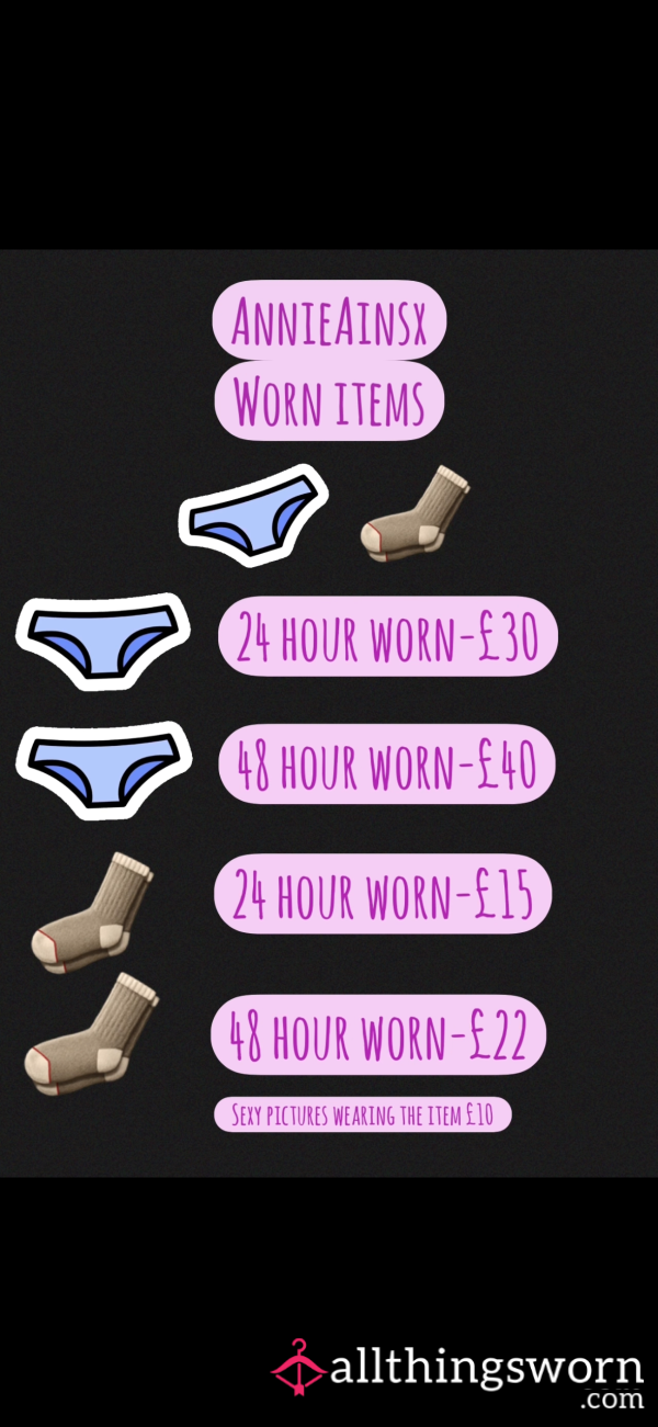 Annies Worn ítems 👀