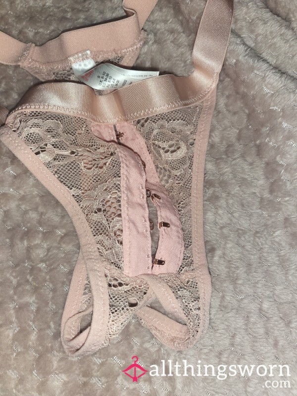Annsumers Open Nude Pink Thong