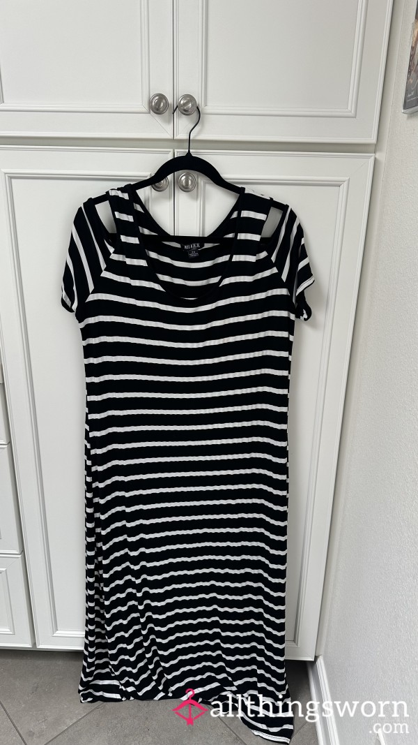 Another Black And White Maxi Dress