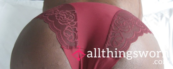 Another Red Panty With Lace