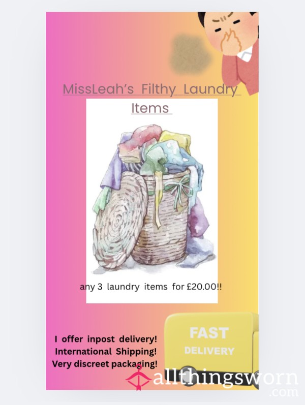 ANY 3 Laundry Items For £20.00