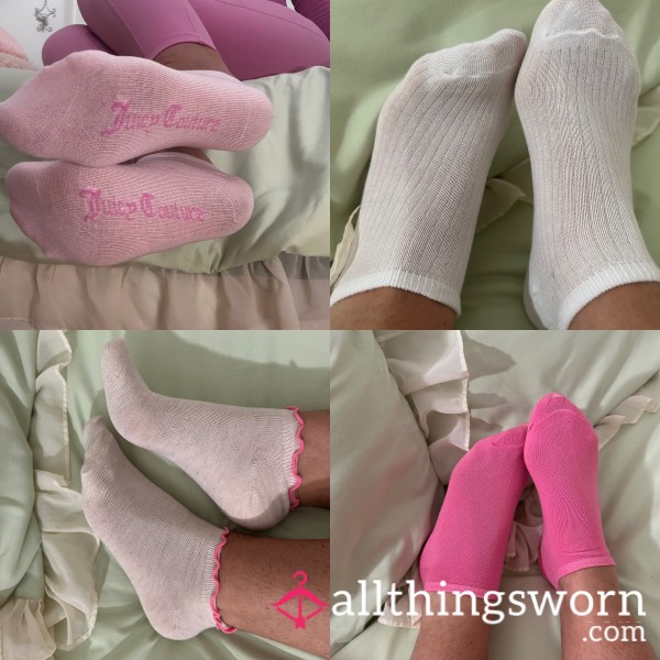 Aphrodite’s Thin Cotton No-Show Socks | 3day, 1week, Or 2week Wear