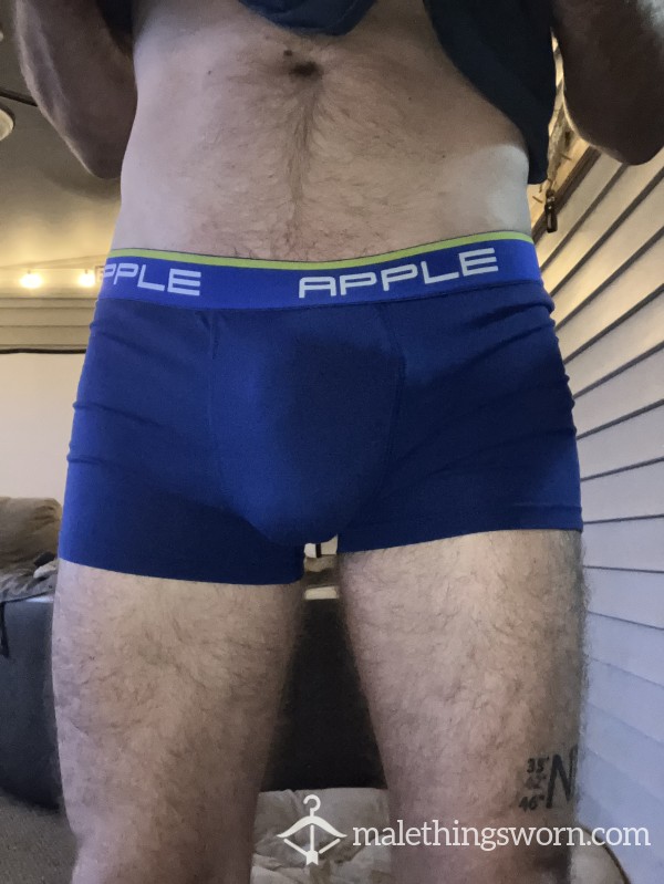 Apple Trunk Briefs Medium Blue
