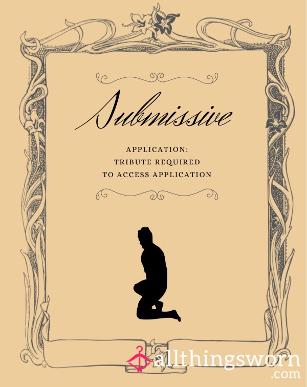 Application Of Submission