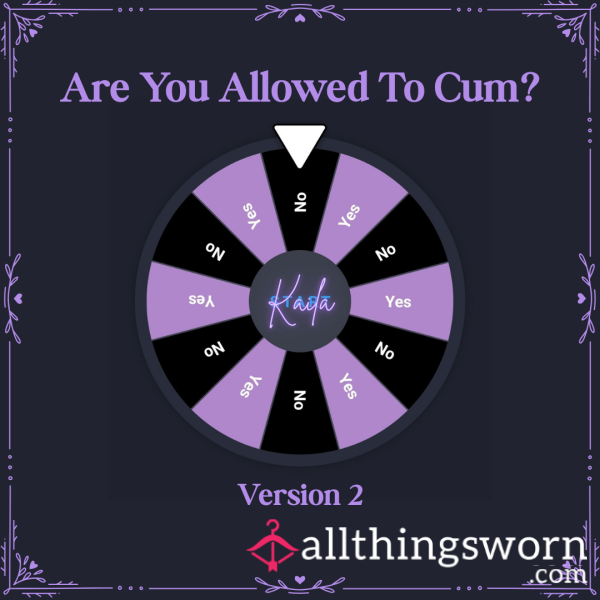 Are You Allowed To C*m? Version 2