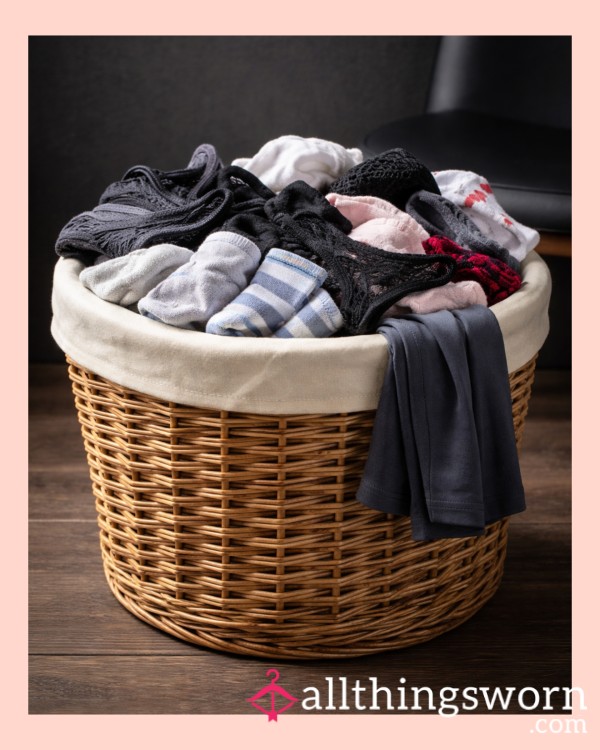 Are You Brave Enough - Lucky Dip From My Washing Basket. You Chose Which, Panty/thongs, Socks, Other Clothing