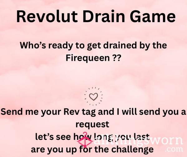 Are You Ready To Be Drained ??