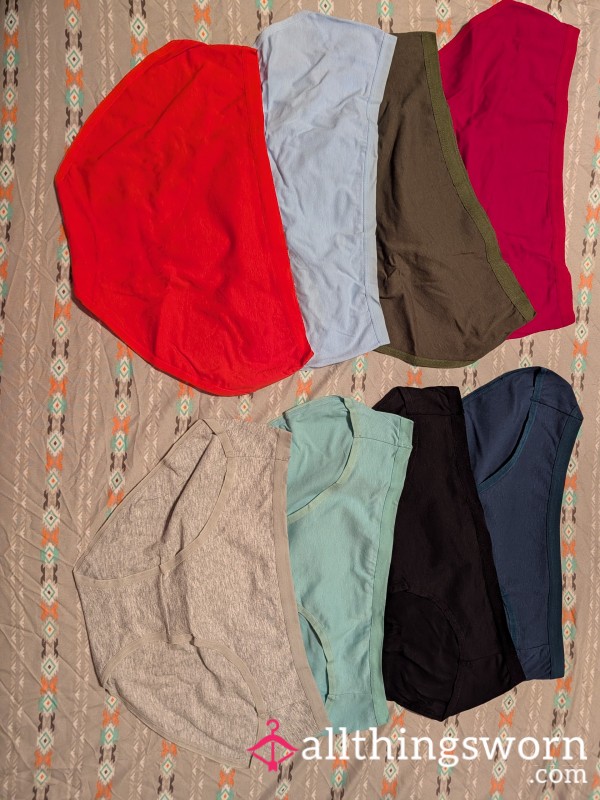 Ari's Used Panties In Many Colors
