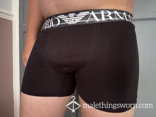 Armani Boxers Black