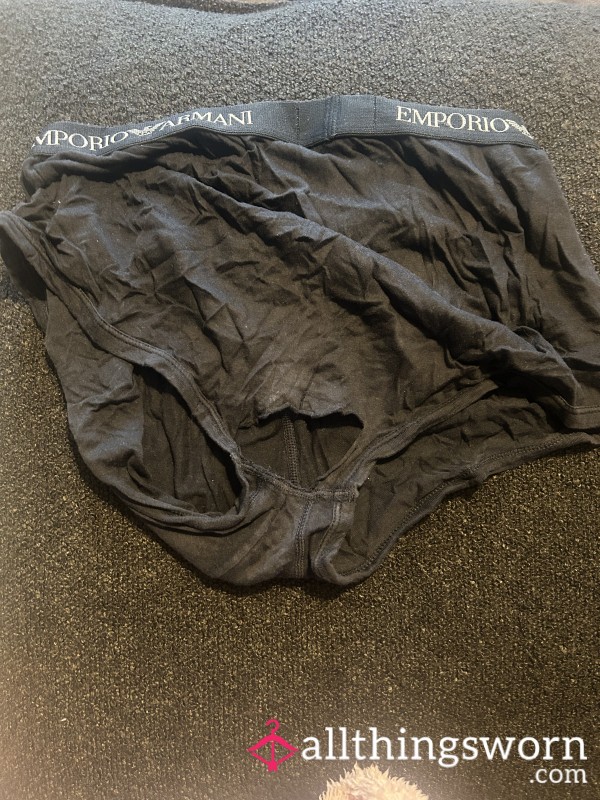 Armani Old Worn Boxers 🩲 48 Hours Wear Included & UK First Cla** Postage 🇬🇧
