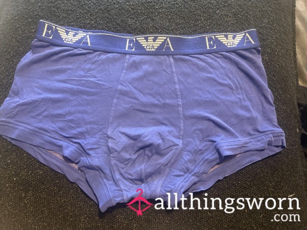 Armani Old Worn Boxers 🩲 48 Hours Wear Included & UK First Cla** Postage 🇬🇧