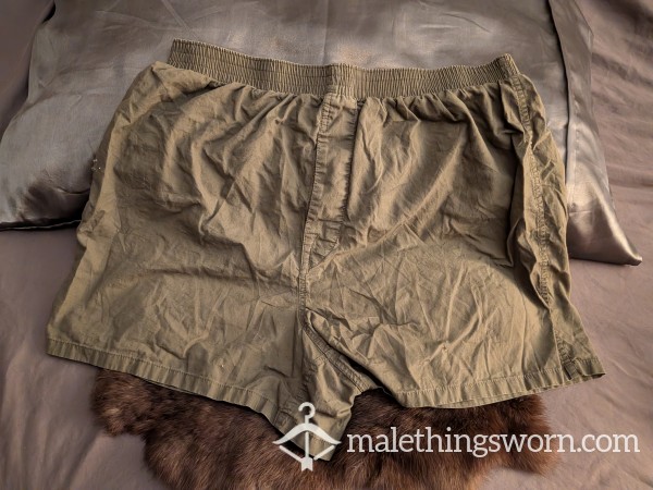 Army Green Boxers Large
