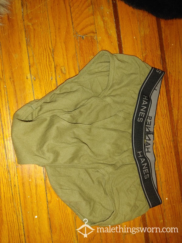 Army Green Hanes Briefs