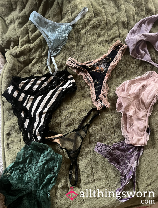 Array Of Worn Thongs/panties