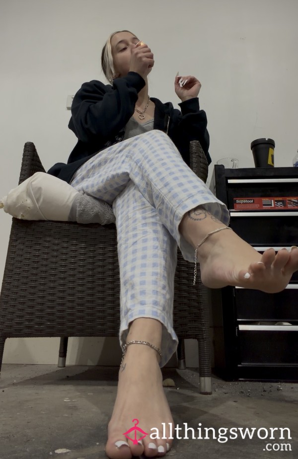 Ashtray POV & Showing Off My Dirty Feet
