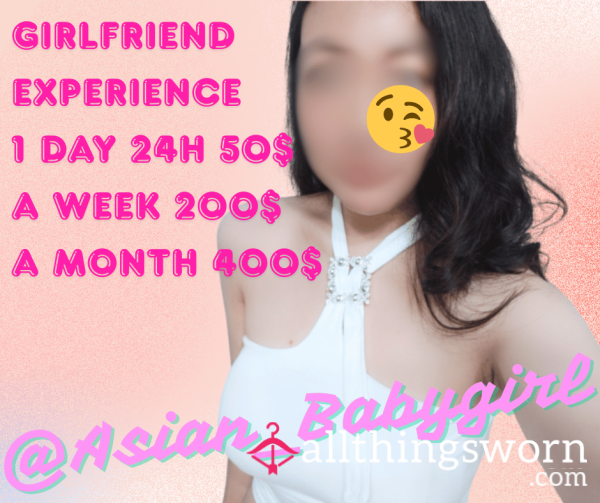 Asian Girlfriend Experience For 1 Month