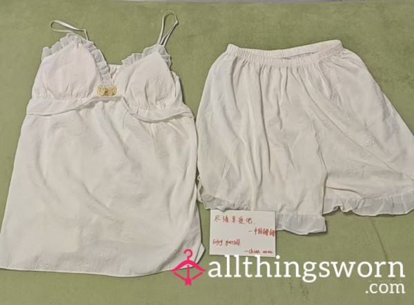 Asian Girls' Silk Pajamas