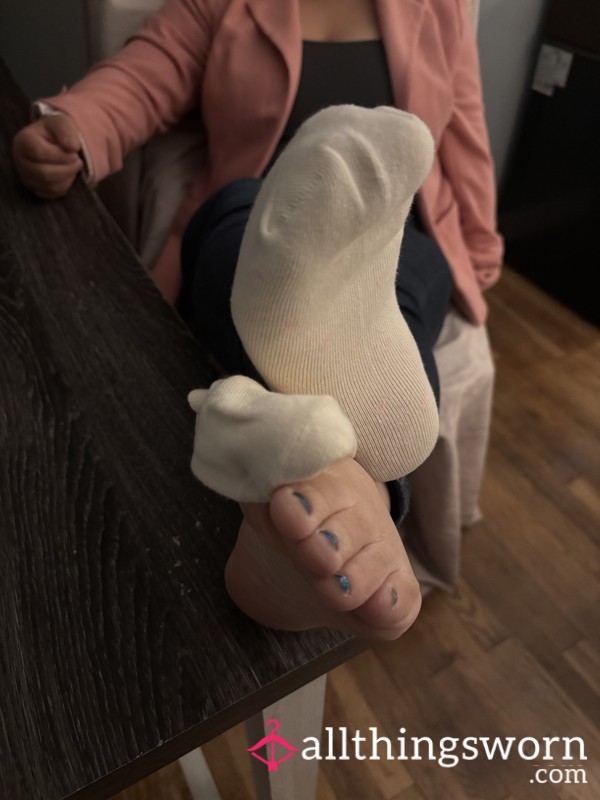 Asian Teacher Socks (White)