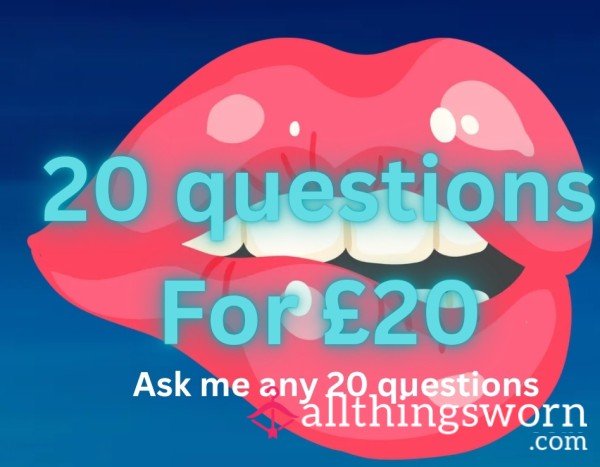 Ask Me 20 Question