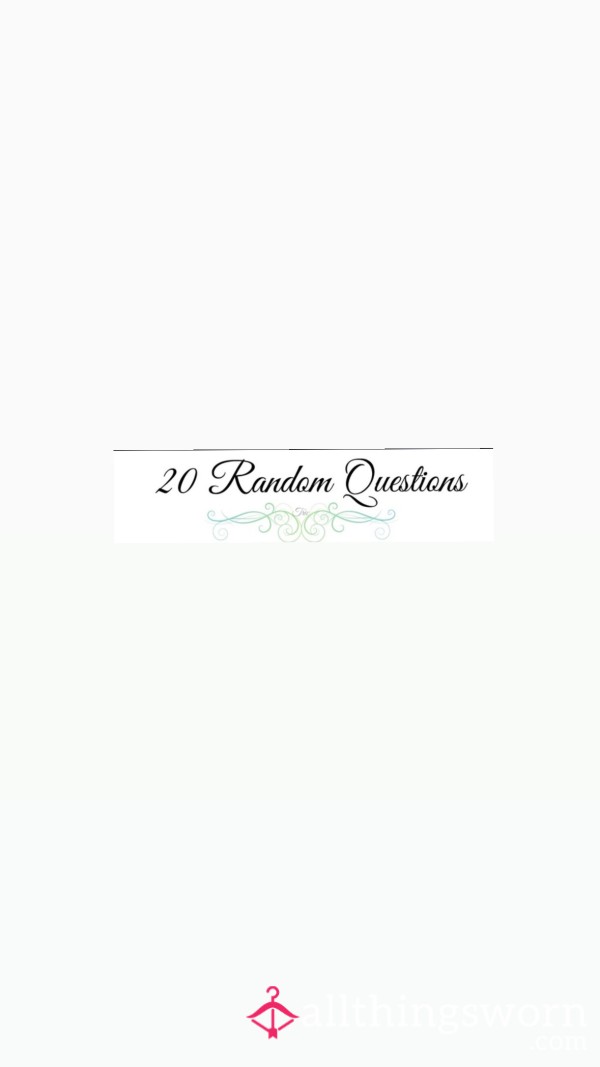 Ask Me 20 Questions