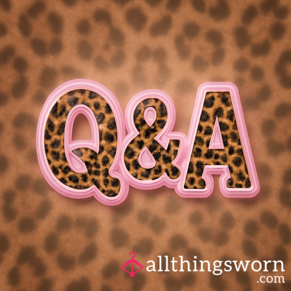 Ask Me Anything - Cherry’s Q&A