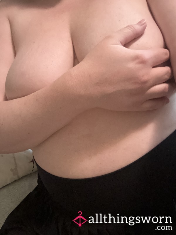 Asking Daddy If I Can Swallow His D*ck With My Tits