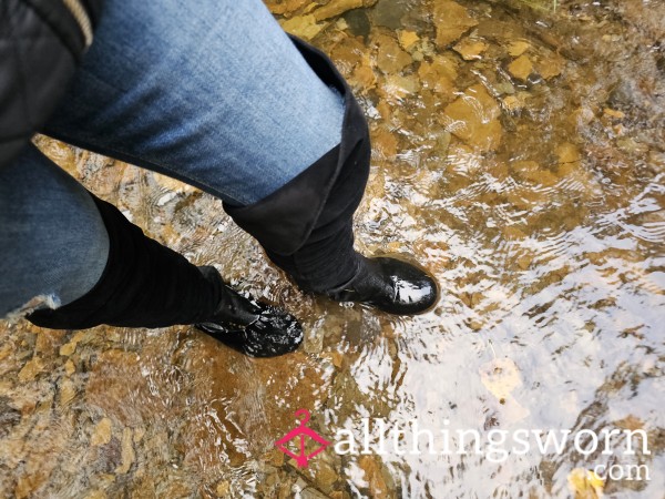 ASMR: A Wild Walk Wearing Over The Knee Boots: Sound Effects From The Streams, Mud, Swamps & Nature....