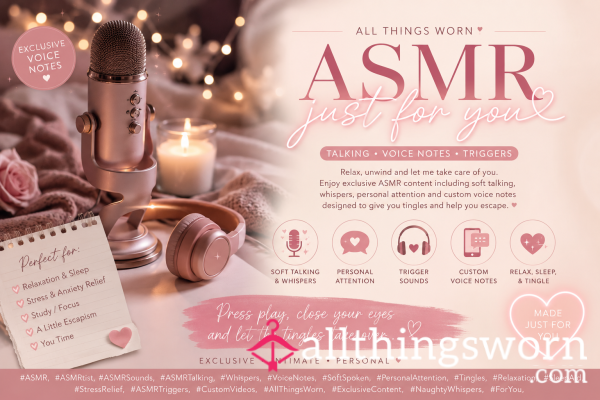 🎙️ ASMR Just For You | Soft Talking, Voice Notes & Custom Triggers 💗