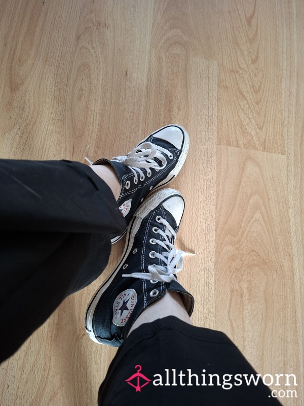 ASMR Video BLUE CONVERSE HIGH🥵👣|feet And Legs Only🩷