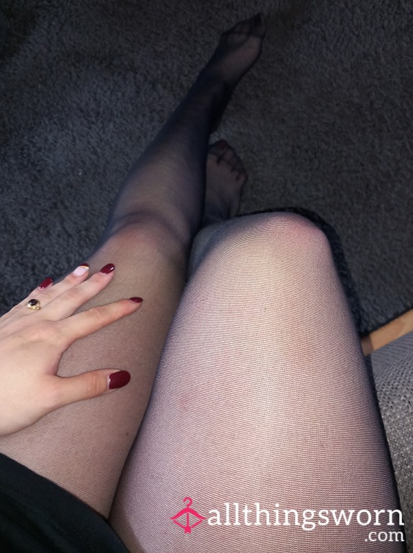 ASMR Video Pantyhose BLACK Color🥵👣|feet And Legs Only🩷