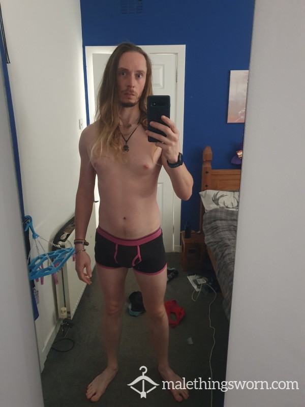 ASOS Black And Pink Boxers