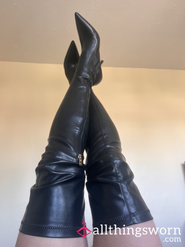 A** F**king Thigh High Kinky Boots
