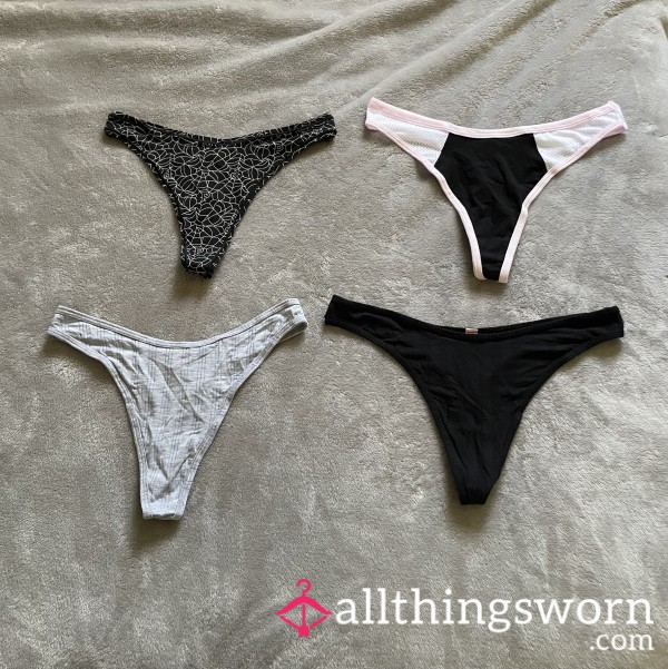 A**orted 24 Hour Worn Thongs