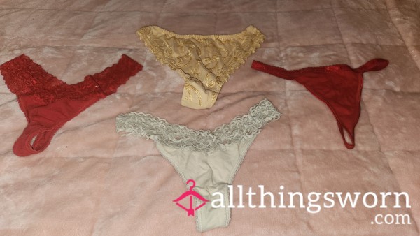 A**ortment Of Thong Pilates Panties