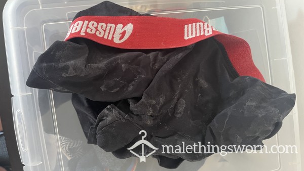 Aussie B*m Black Boxers