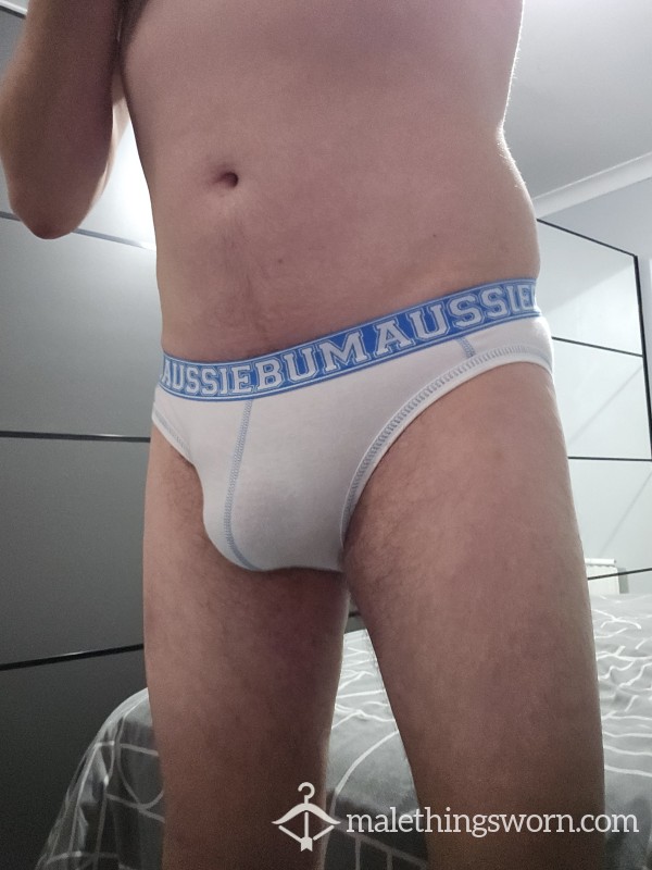 Aussie White Briefs