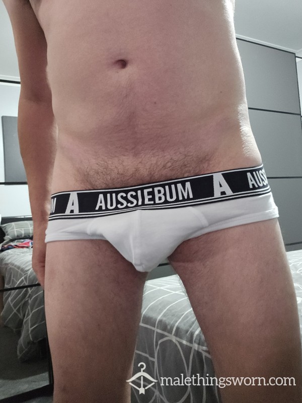 Aussie White Briefs