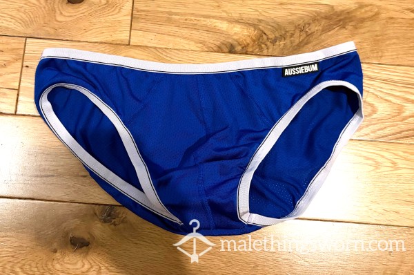 Aussieb*m Australia Billy Blue Hip Briefs (M) - Rare No Longer Available - Ready To Be Customised For You!