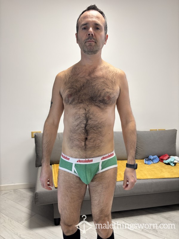 AUSSIEb*m BRIEFS FULL OF MY PUBIC HAIR